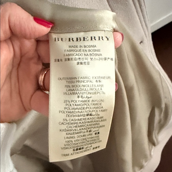 Burberry Brit Wool Beige Trench Coat for Women - Picture 10 of 16